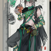 吱。