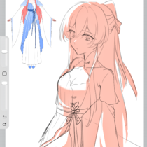 不知道画什么于是给师姐缝了件衣服